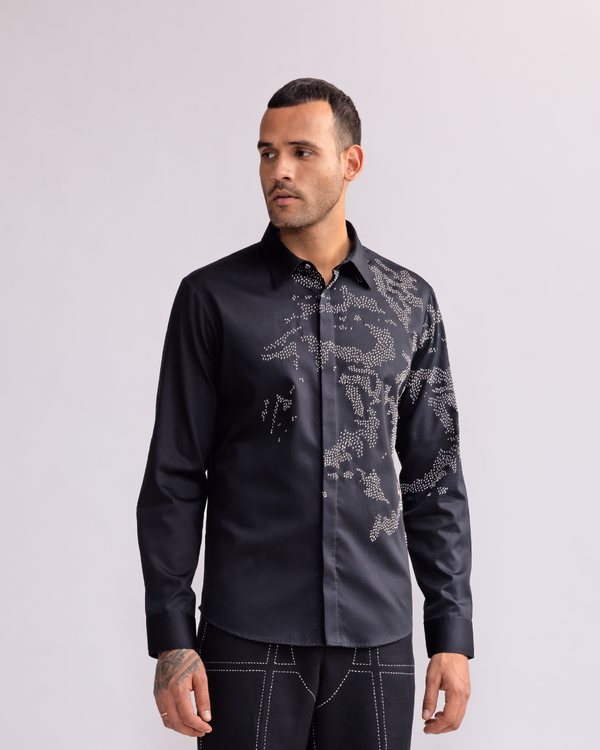 SHADOW CAMO EMBROIDERED SHIRT