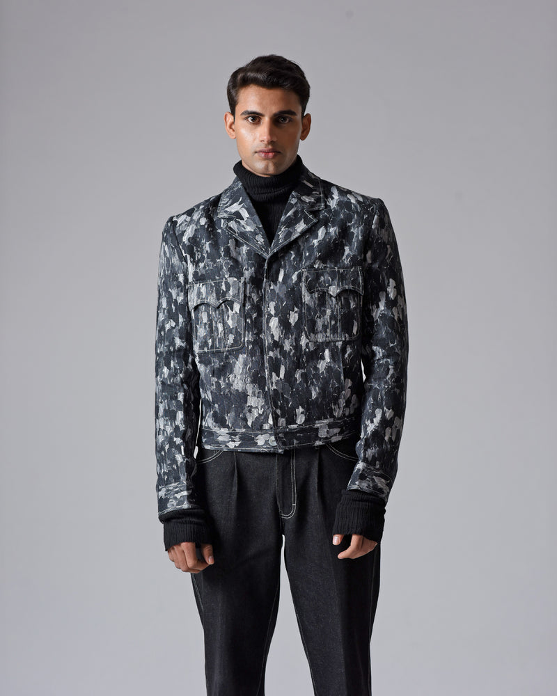 MONOCHROME IMPRESSIONIST JACKET