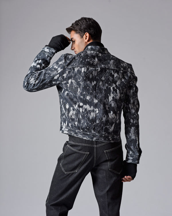 MONOCHROME IMPRESSIONIST JACKET