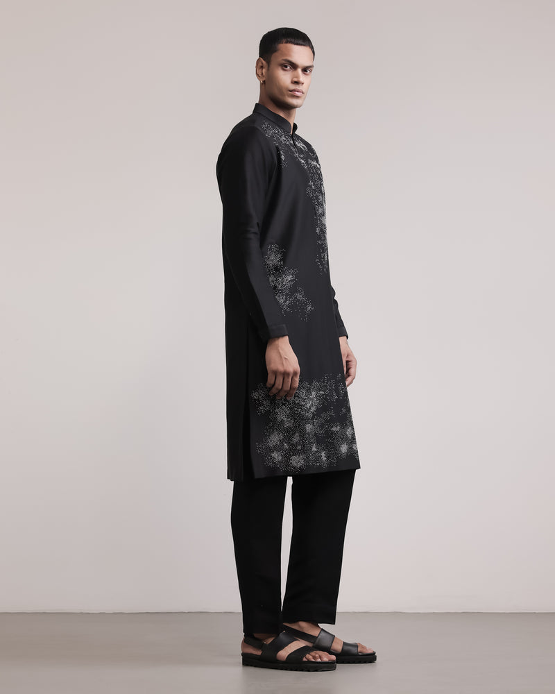 Residual Scattered Stitches Kurta Set