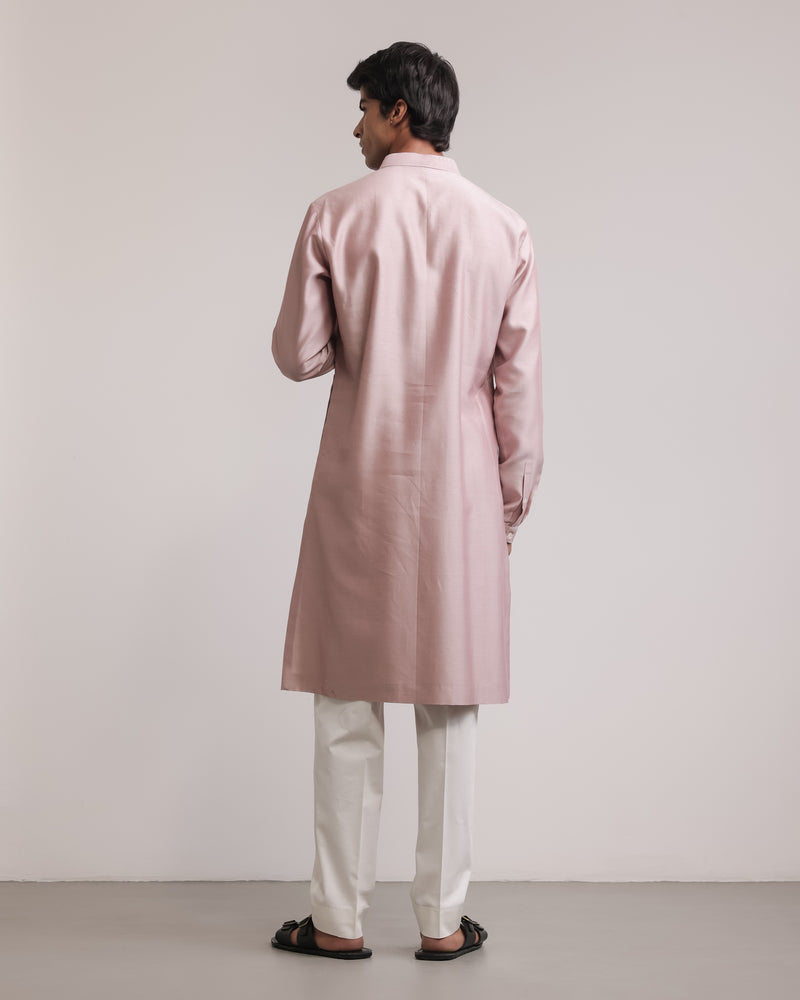 Residual Stitches Linear Kurta Set