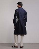 Residual Camouflage Applique Kurta Set