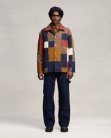 PATCHWORK BOUND OVERSHIRT