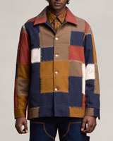 PATCHWORK BOUND OVERSHIRT