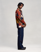 PATCHWORK BOUND OVERSHIRT