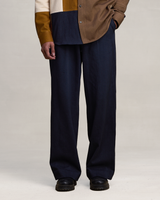 HANDLOOM PLEATED PANTS