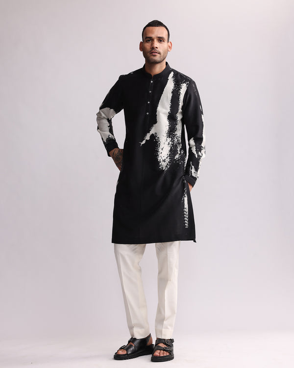 Charcoal Shadow Kurta