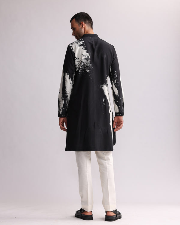 Charcoal Shadow Kurta