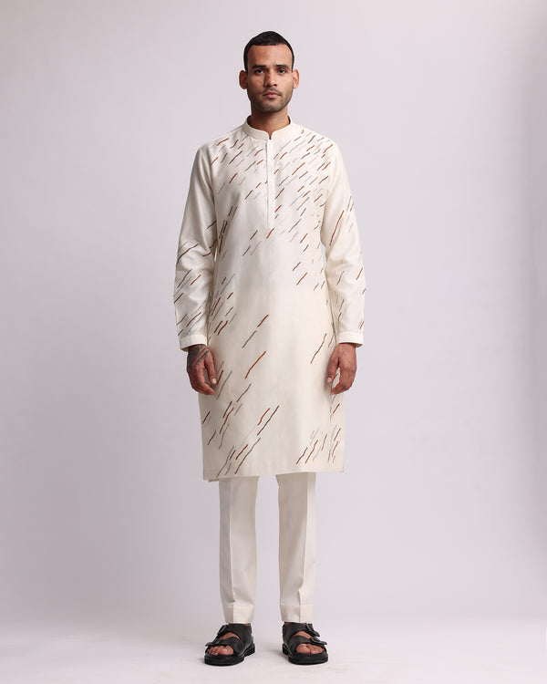 Camo Rain Placement Kurta Set