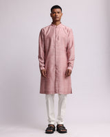 Aboriginal Dots Print Front Open Kurta