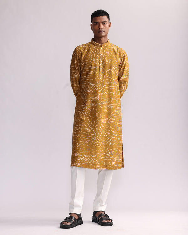 Aboriginal Dots Print Kurta