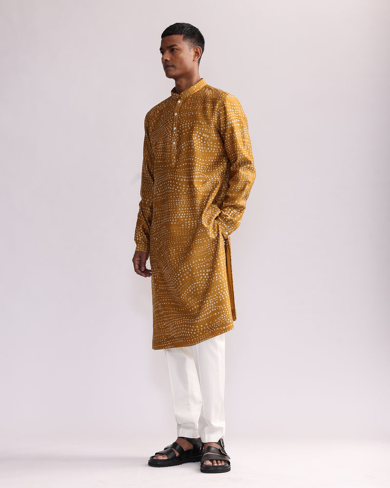 Aboriginal Dots Print Kurta