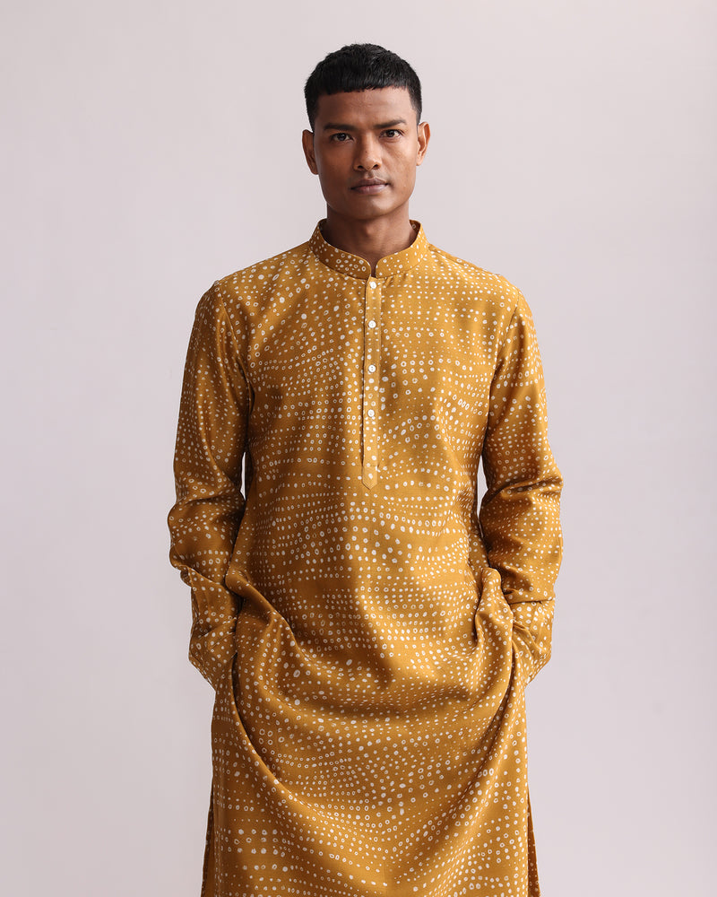 Aboriginal Dots Print Kurta