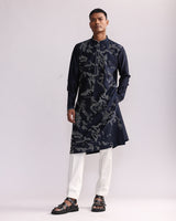 Shadow Camo Hand Embroidered Kurta Set