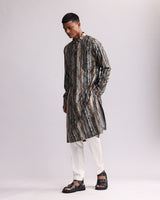 Strata Earth Print Kurta