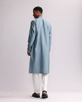 Shadow Block Hand-applique Kurta Set