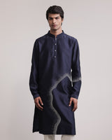 Obscured Halo Hand-embroidered Kurta Set