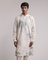 Residual Scattered Stitches Kurta Set