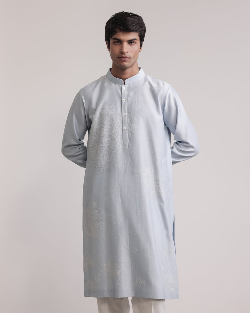 Residual Scattered Stitches Kurta Set