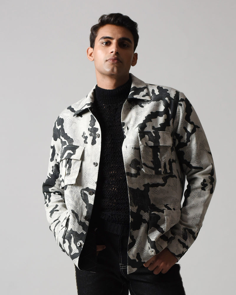 Reversible Camouflage Shadow Jacket