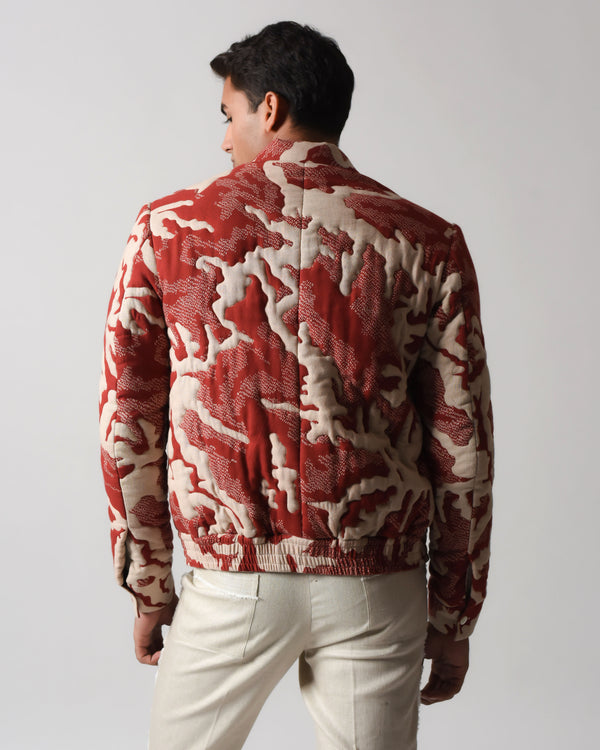 Hand-Quilted Camouflage Shadow Jacket