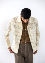 MILITARY PLAID JACKET