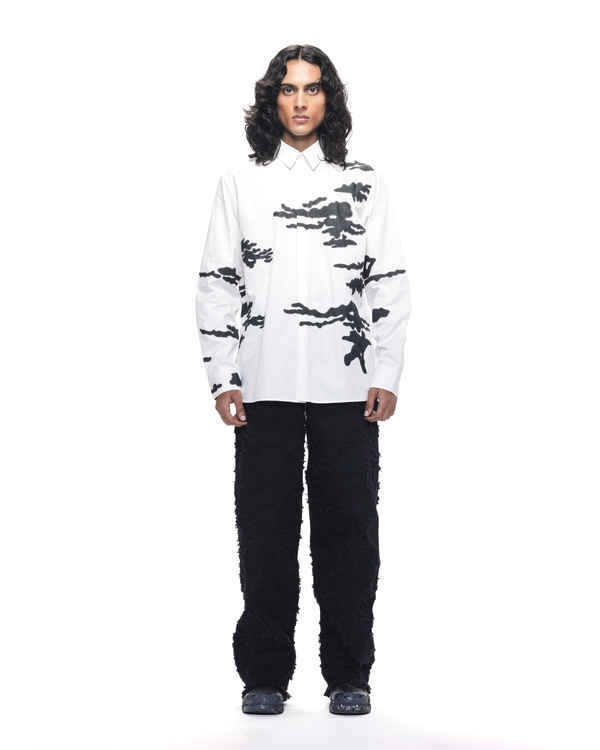 Burnt Camo Appliqué Shirt