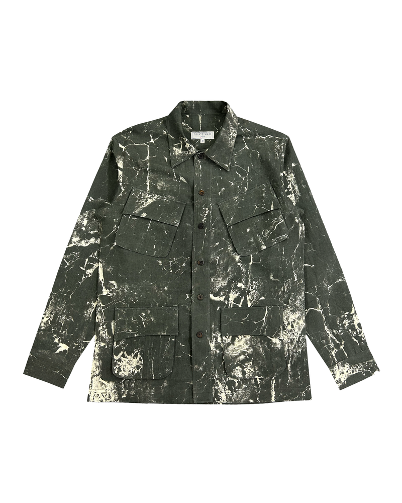 Skin Texture Batik Overshirt