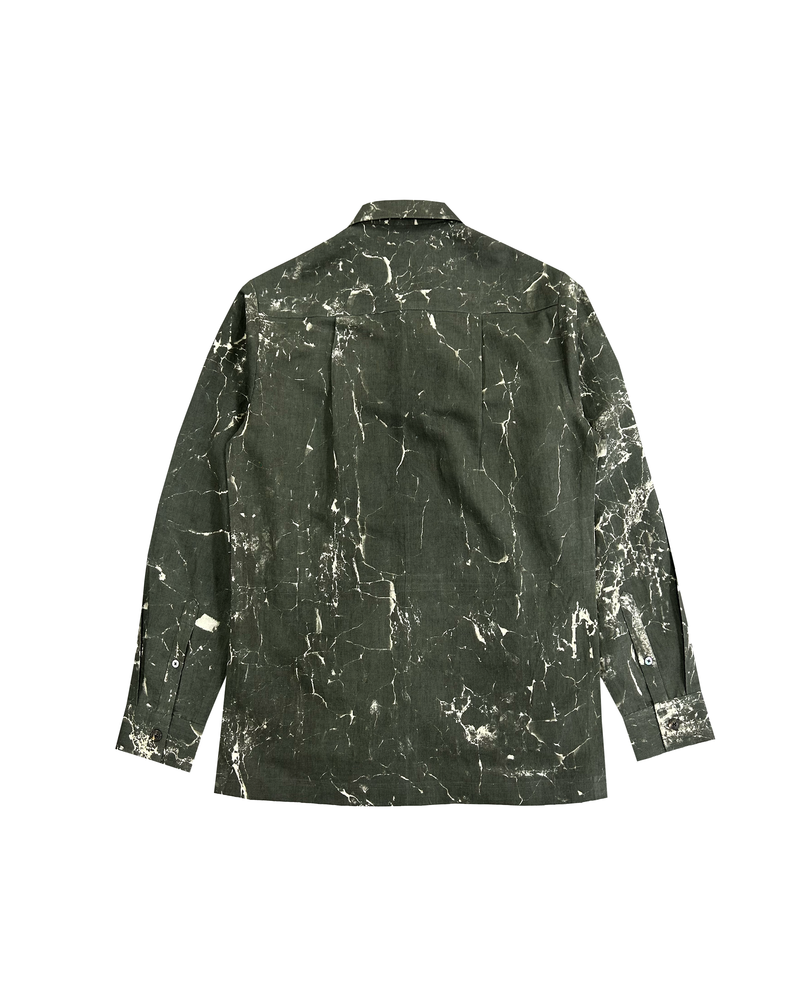 Skin Texture Batik Overshirt