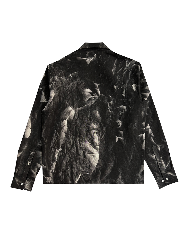 Reflection Zipper Short Shirt