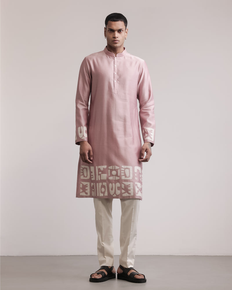 Urban Fossil Patchwork Kurta Set