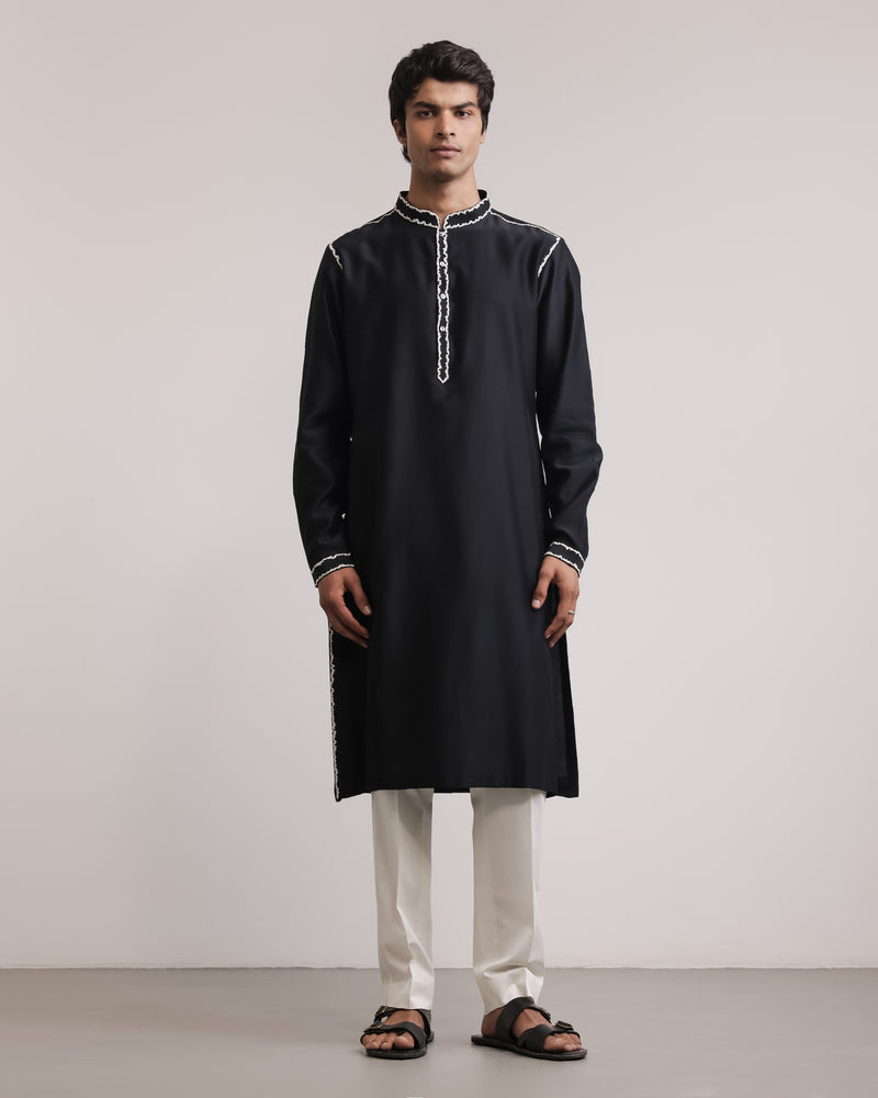 Fractured Lines Kurta Set