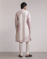 Torn Canvas Appliqué Kurta Set