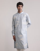 Residual Camouflage Applique Kurta Set