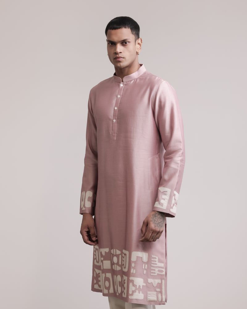 Urban Fossil Patchwork Kurta Set