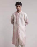 Torn Canvas Appliqué Kurta Set