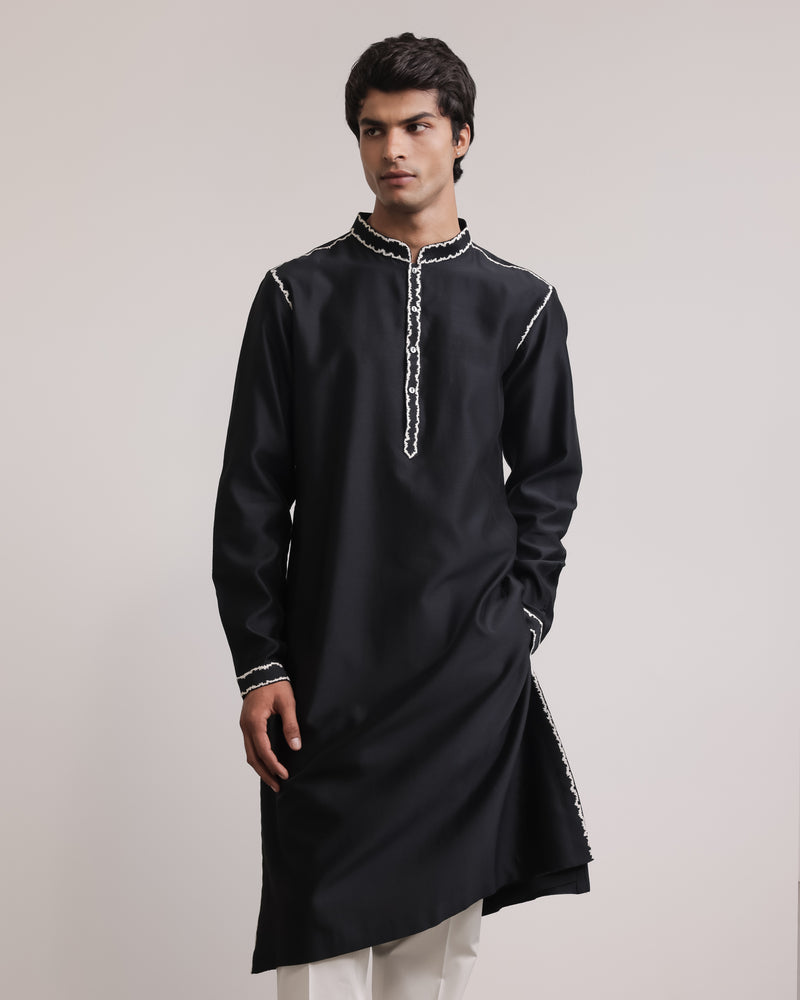 Fractured Lines Kurta Set
