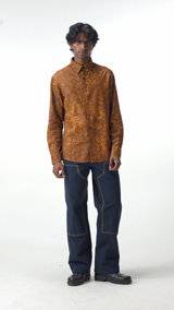 MINERAL CORRODED OCHRE SHIRT