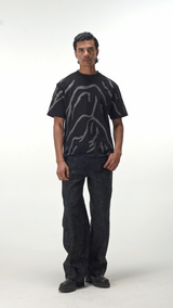 THUMBPRINT APPLIQUE T-SHIRT