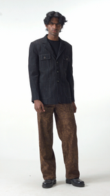 HICKORY IN CHROME BLAZER