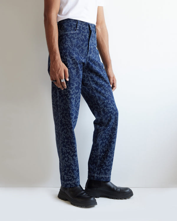 Block Print Denim