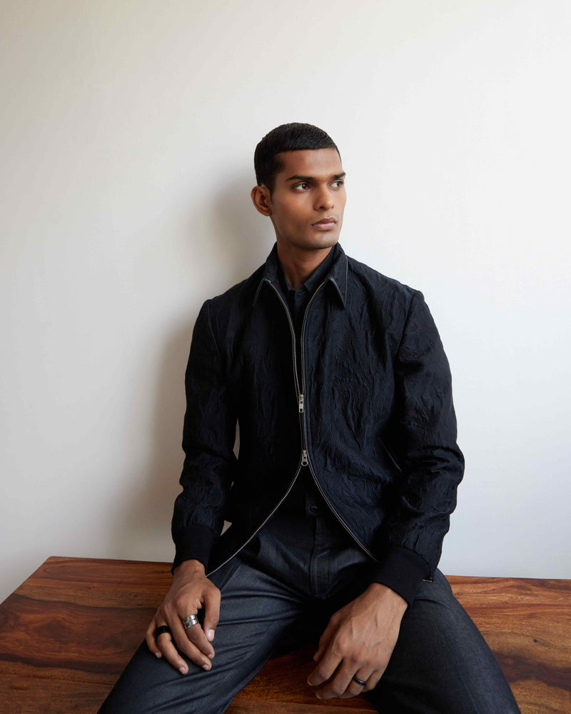 Infinity Quilted Bomber Jacket