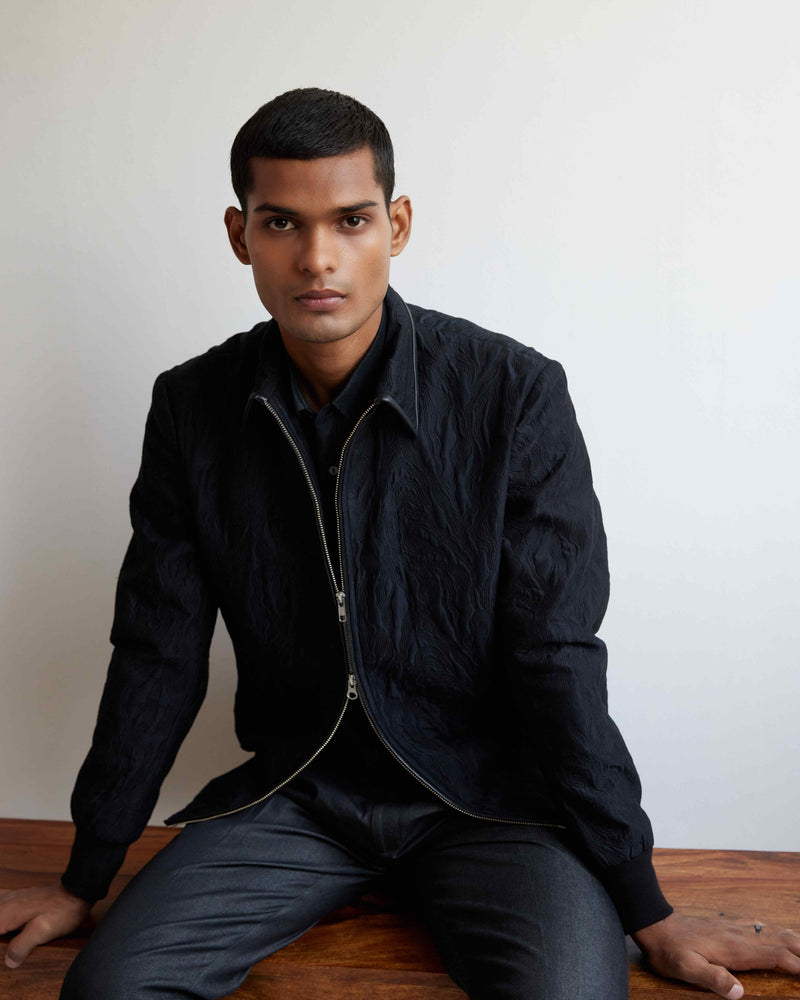 Infinity Quilted Bomber Jacket