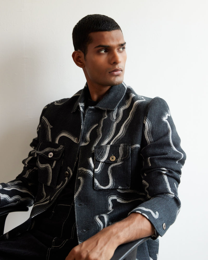 Desert Print Safari Jacket
