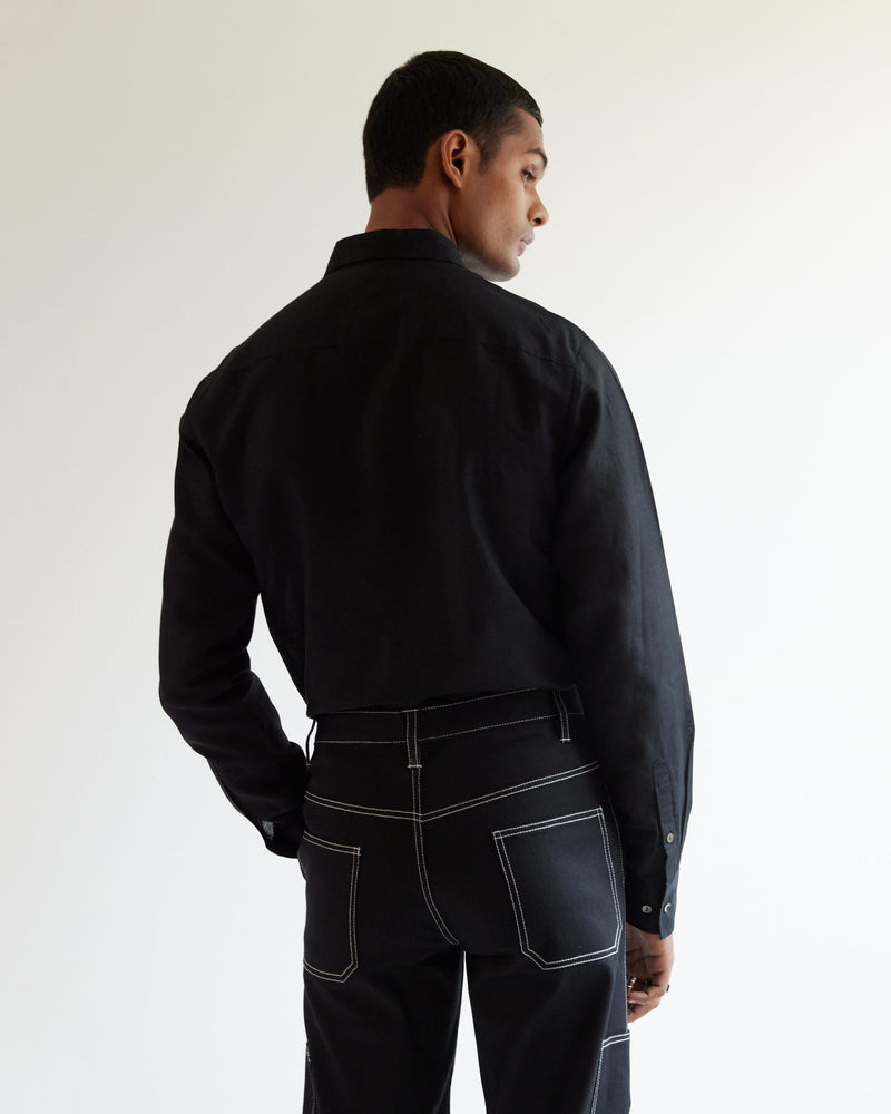 Asymmetric Yoke Shirt