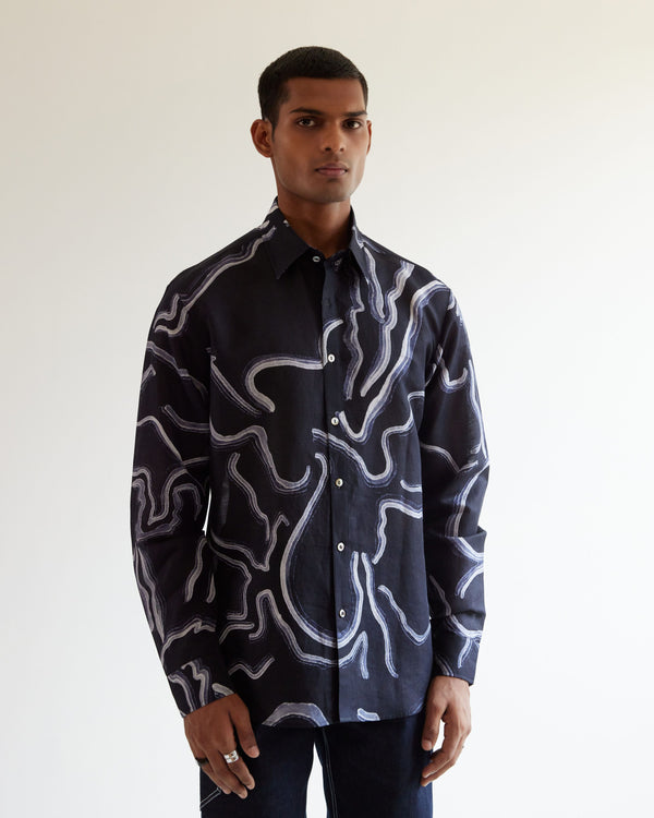 Desert Wave Print Shirt