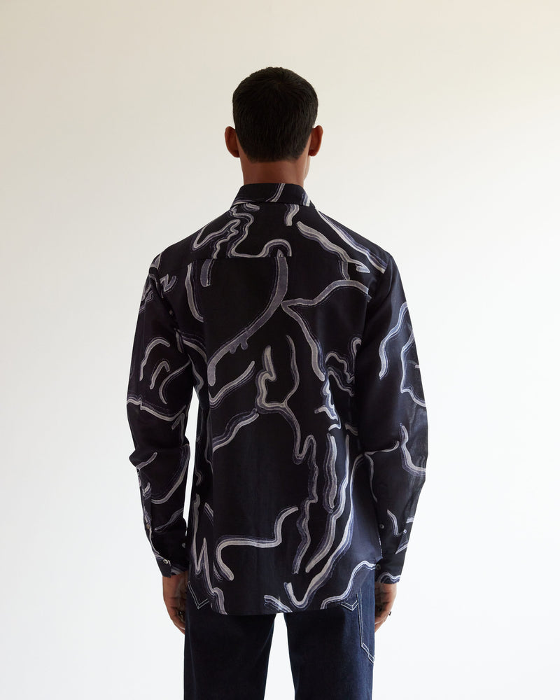 Desert Wave Print Shirt