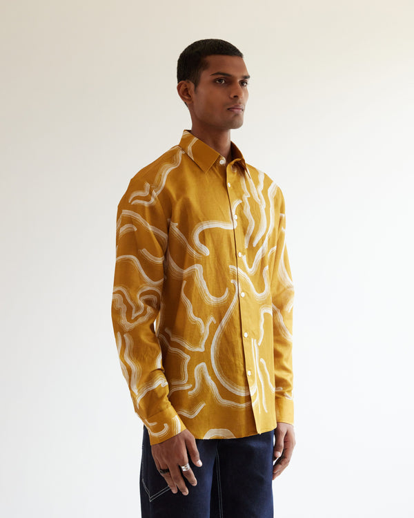 Desert Wave Print Shirt