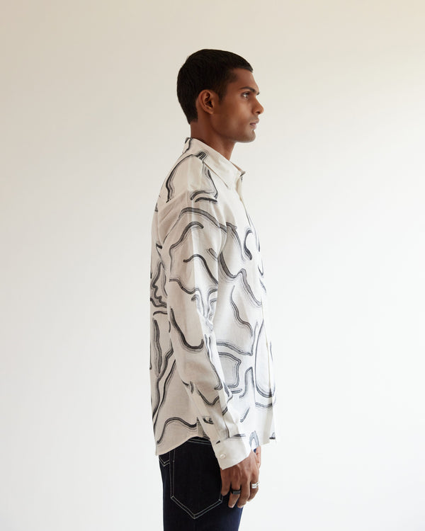 Desert Wave Print Shirt