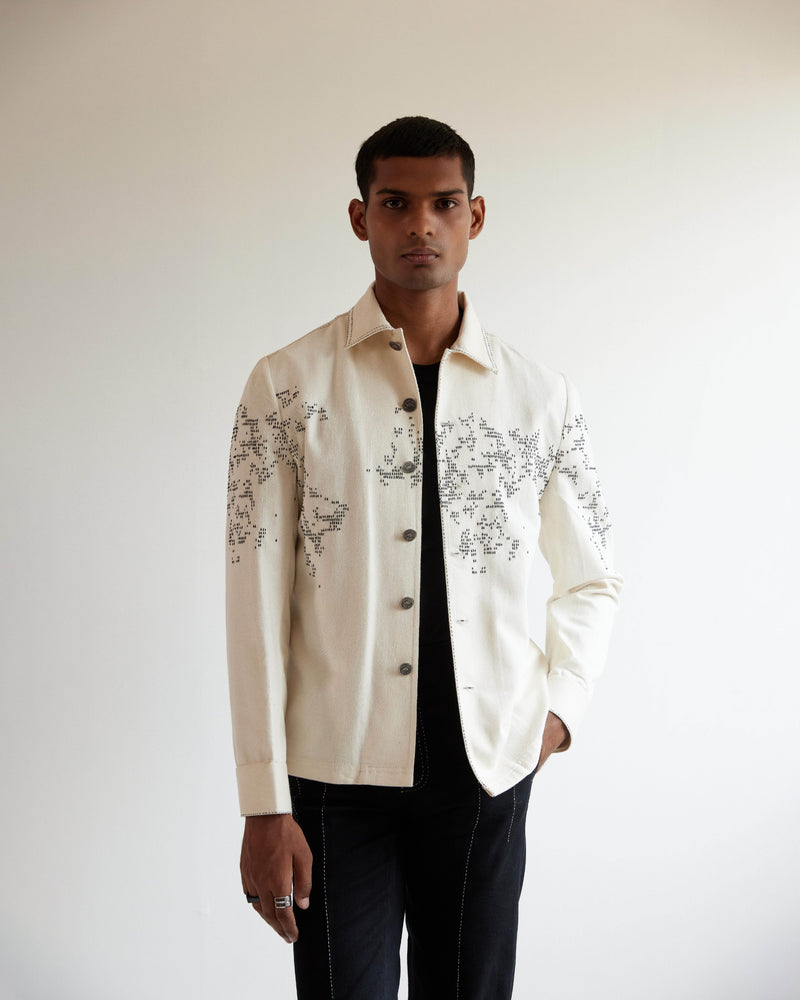 Map Denim Jacket